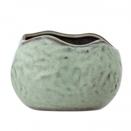 cache pot vert gres organique bloomingville pennie