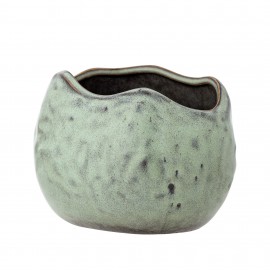 cache pot vert gres organique bloomingville pennie