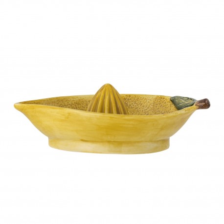 presse agrumes jaune ceramique bloomingville limone