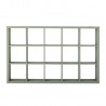 etagere murale compartiments carre verte bois bloomingville preston
