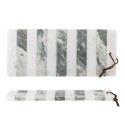 planche a decouper marbre blanc vert rayures bloomingville alessio