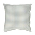 grande housse coussin vichy bleu clair carreaux coton ib laursen