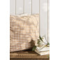 housse coussin coton vichy marron ib laursen housse coussin coton vichy marron ib laursen