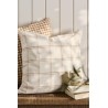 housse de coussin coton grands carreaux marron ib laursen