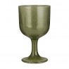 verre a vin sur pied bulles vert ib laursen