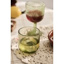 verre a vin sur pied bulles vert ib laursen