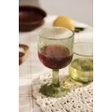 verre a vin sur pied bulles vert ib laursen