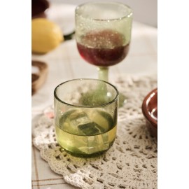 verre a eau bulles vert ib laursen