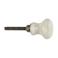 bouton de meuble ceramique blanche vintage ib laursen