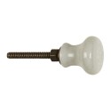 bouton de meuble ceramque gris clair ib laursen