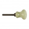 bouton de meuble ceramique vert clair ib laursen