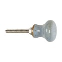 bouton de meuble bleu ceramique ib laursen