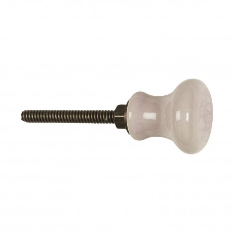 bouton de meuble rose ceramique ib laursen