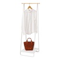 portant à vetements design blanc acier bois yamazaki