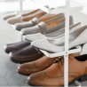 etagere range chaussures design blanc compact yamazaki tower