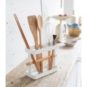 porte ustensiles de cuisine design blanc yamazaki tosca