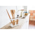 porte ustensiles de cuisine design blanc yamazaki tosca