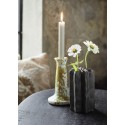 table basse ovale noire metal bois manguier madam stoltz