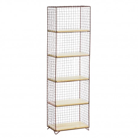 Etagère à poser 5 tablettes fil métallique Madam Stoltz
