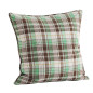 Housse de coussin carreaux coton Madam Stoltz Housse de coussin carreaux coton Madam Stoltz