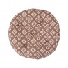 coussin de chaise rond rose corail coton madam stoltz