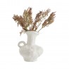 vase gres blanc deforme rustique madam stoltz
