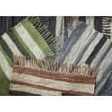 petit tapis vert cuir coton madam stoltz