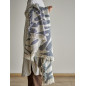 plaid coton recycle bleu bloomingville alk