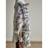 plaid coton recycle bleu bloomingville alk