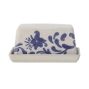 beurrier ceramique motif bleu bloomingville petunia