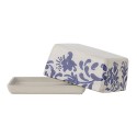 beurrier ceramique motif bleu bloomingville petunia