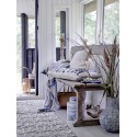 coussin salon coton recycle beige naturel bloomingville ensar