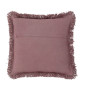 coussin cozy salon coton rose franges bloomingville delva