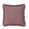coussin cozy salon coton rose franges bloomingville delva