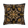 coussin salon brode orange bloomingville colmar