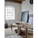 coussin salon brode orange bloomingville colmar