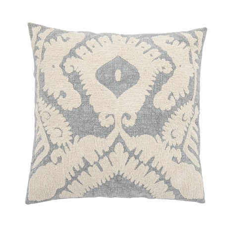 grand coussin canape bleu pastel coton cozy bloomingville aulia