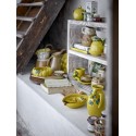 plat de service ovale gres jaune citrons bloomingville limone