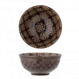bol gres texture decore marron bloomingville marsala