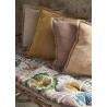 housse de coussin velours gris uni madam stoltz 45 x 45 cm