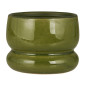 cache pot ceramique vert brillant ib laursen