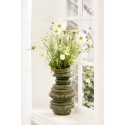 vase ceramique deforme vert sculpture ib laursen