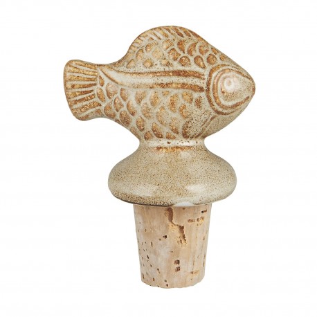 bouchon de bouteille ceramique poisson ib laursen