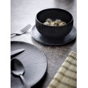 bol design noir gres strie bloomingville neri
