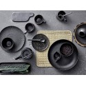bol design noir gres strie bloomingville neri