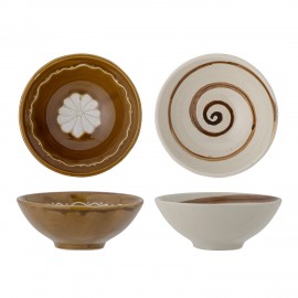 bols gres peint main bloomingville heikki set de 2
