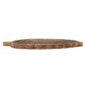 plateau de service bois sculpte feuille bloomingville mikko