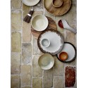 plateau service aperitif bois acacia rond bloomingville breno