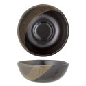 bol assiette chic gres marron peint bloomingville paula