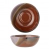 assiette bol gres rouge mauve bloomingville paula